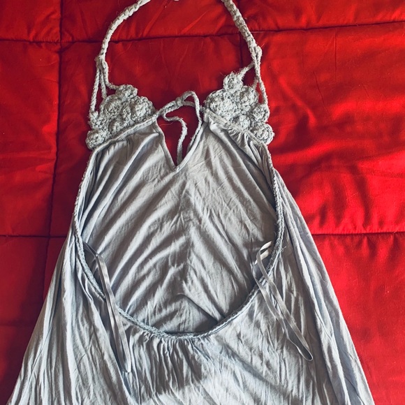 BCBG blue halter top L - Picture 3 of 12